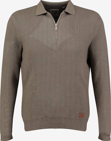 Key Largo Sweater 'Klanfield' in Brown: front