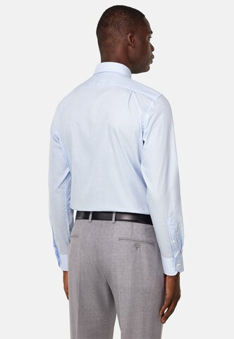 Coupe regular Chemise Boggi Milano en bleu