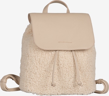 TOM TAILOR Rucksack in Beige: Vorderseite