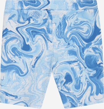 Pieces Kids Skinny Shorts 'Serafina' in Blau