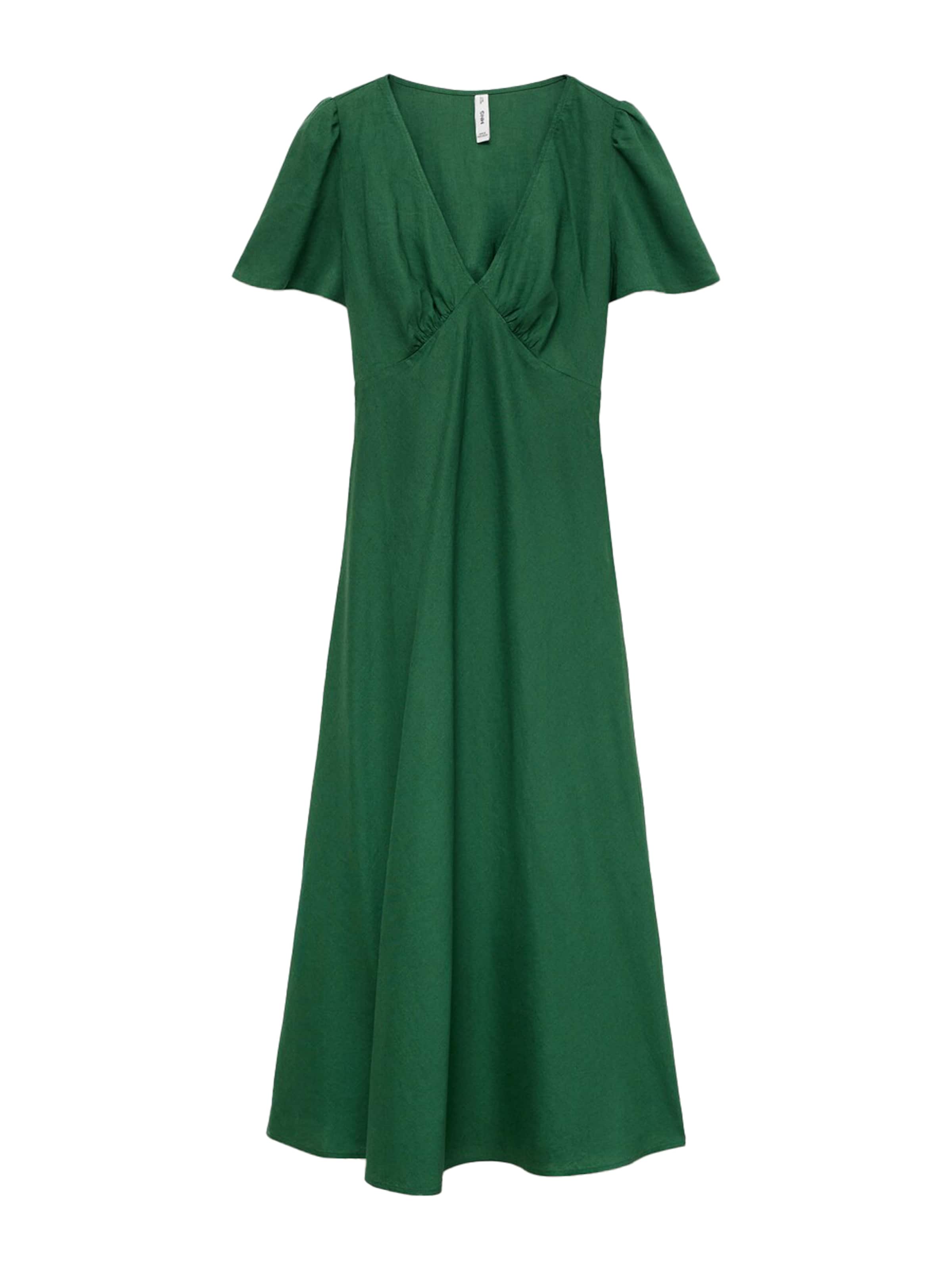 MANGO Šaty 'RED' – zelená: přední strana