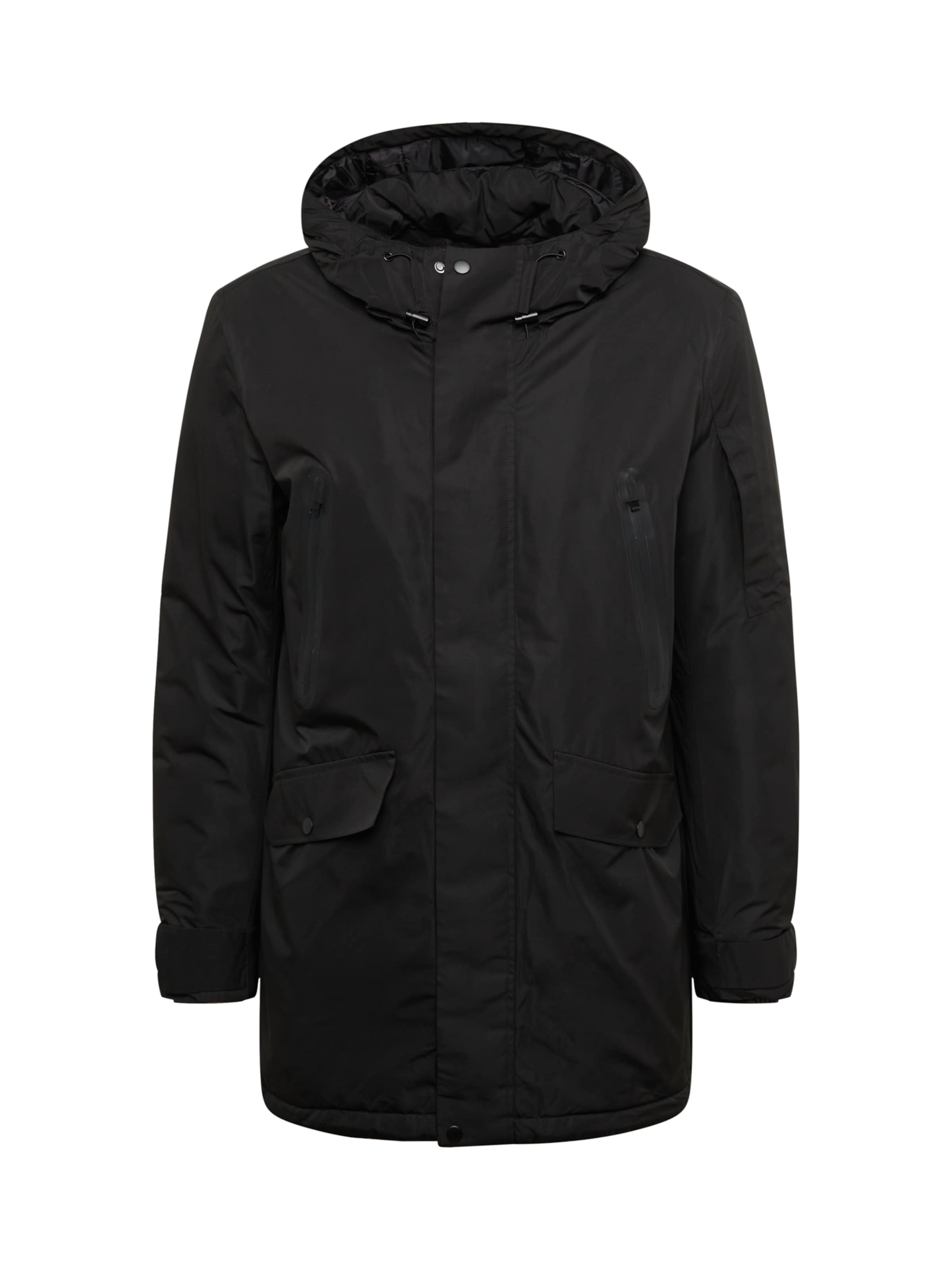 s.Oliver Winter Jacket in Black: front