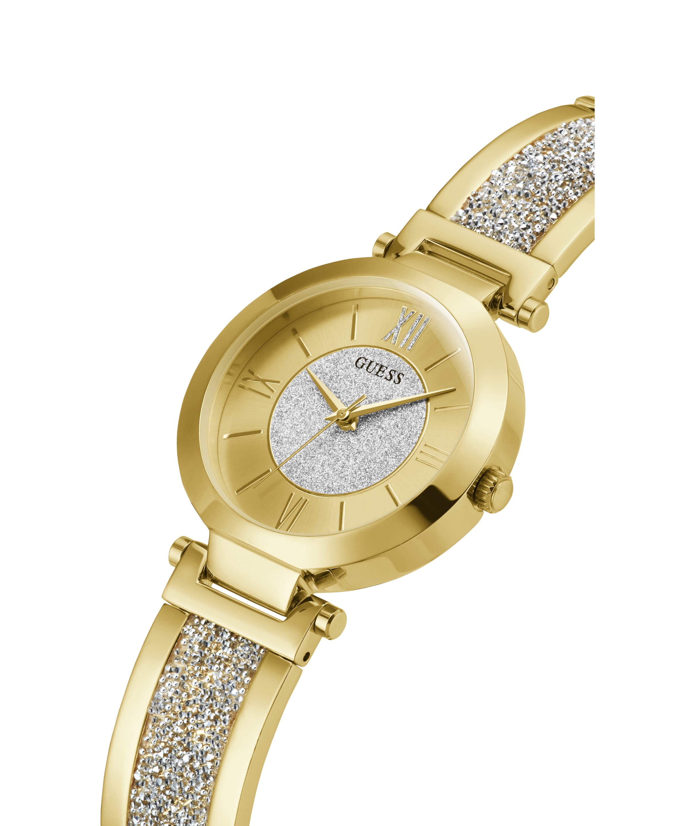 GUESS Analog watch 'Aurora' in Gold