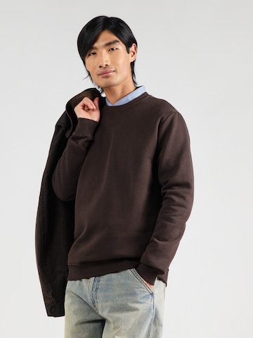 Sweat-shirt 'ONSCONNOR' Only & Sons en marron : devant