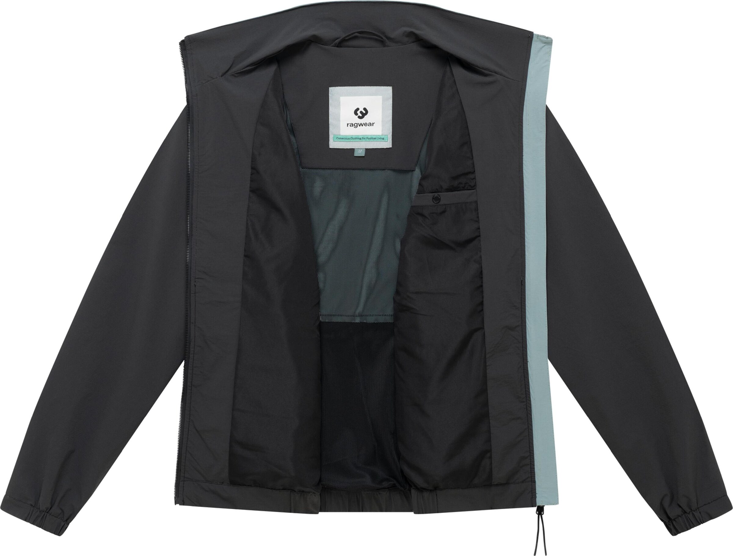 Veste mi-saison 'Corb' Ragwear en noir