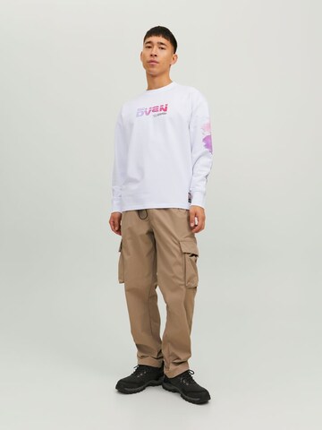JACK & JONES Sweatshirt in Weiß