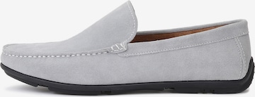 Kazar Moccasins in Grey: front