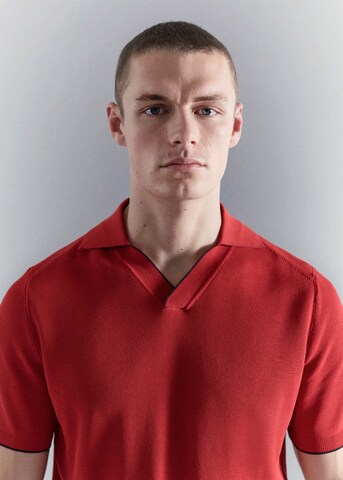 MANGO MAN Poloshirt 'Milo' in Rot