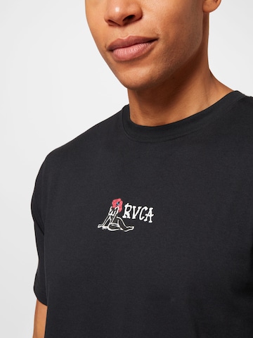 RVCA - Camiseta 'OBLOW SNAKE' en negro