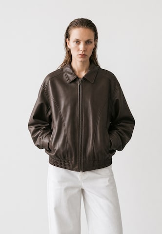 Veste mi-saison Vertere Berlin en marron : devant