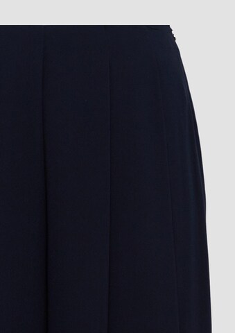 Wide Leg Pantalon à pince s.Oliver en bleu