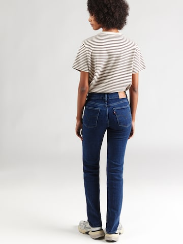 LEVI'S ® Slimfit Jeans '314 Shaping Straight' in Blau