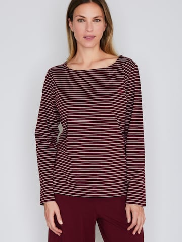 JOOP! Longsleeve ' Cosy ' in Rot: Vorderseite