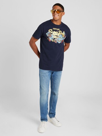 Superdry Bluser & t-shirts 'Tokyo' i blå