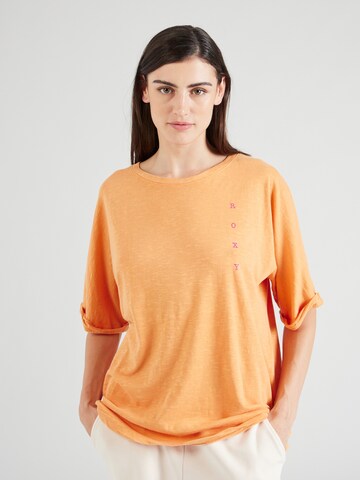 ROXY Tričko 'BACKSIDE SUN' – oranžová: přední strana