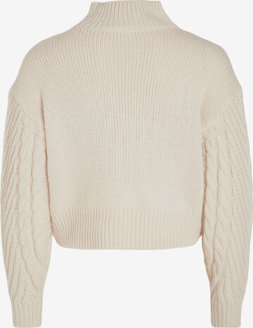 VILA Sweater 'Apoline' in Beige
