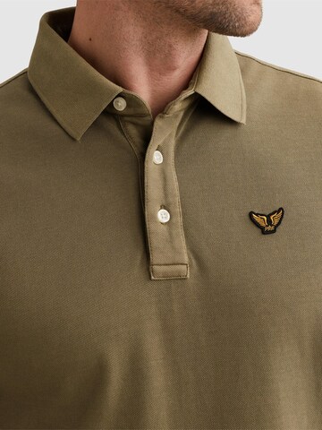 PME Legend Shirt 'Polo shirt with tailwing logo and garment-dye wash' in Groen