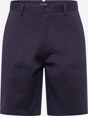 Clean Cut Copenhagen Chino kalhoty – modrá: přední strana