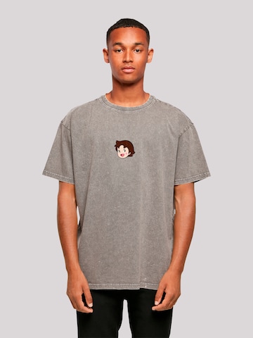 T-Shirt 'Heidi' F4NT4STIC en gris : devant