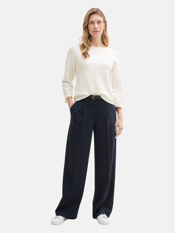 TOM TAILOR Sweater in White