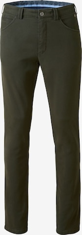 Pantalon chino MEYER en vert : devant