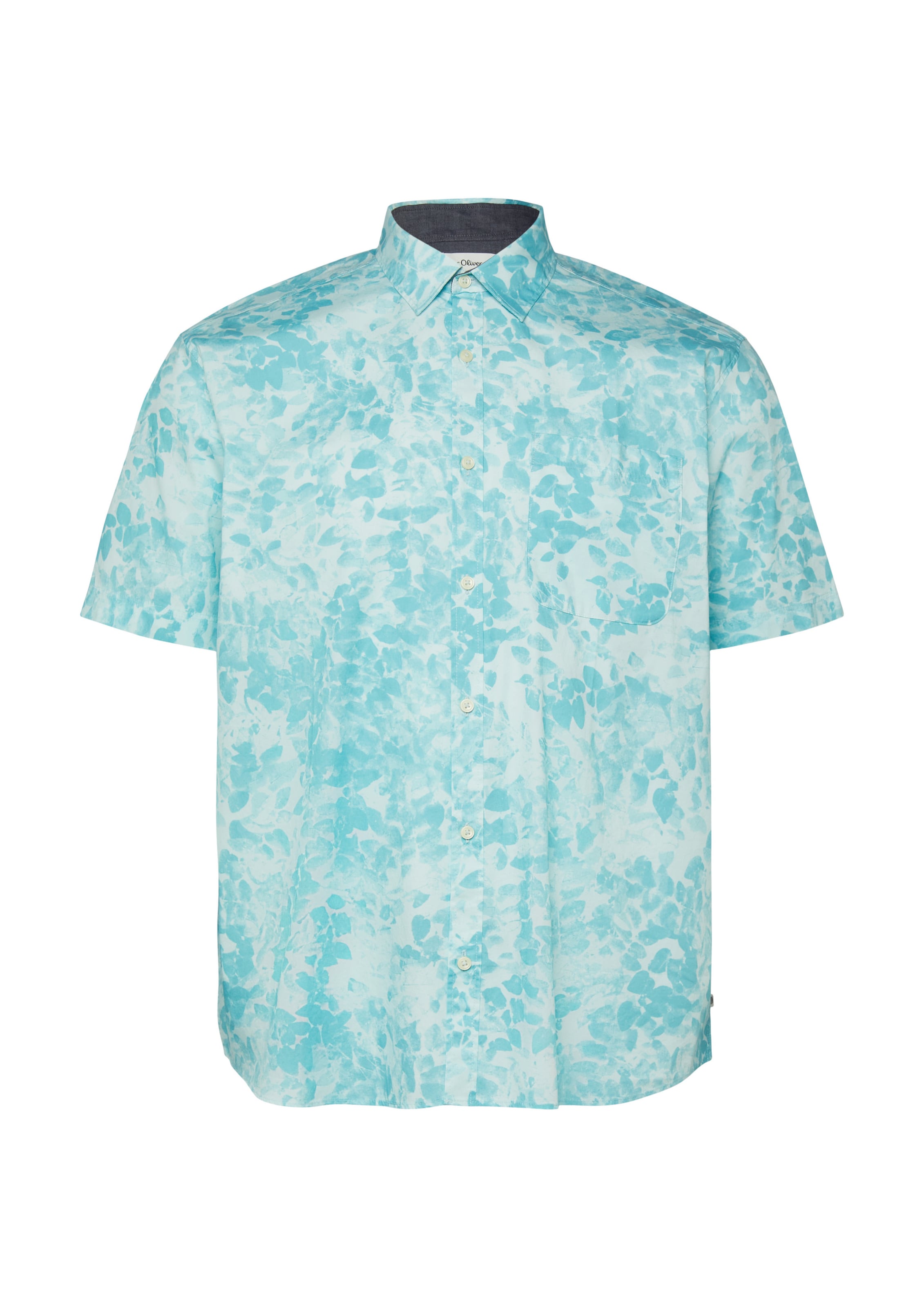 s.Oliver Regular fit Overhemd in Blauw: voorkant