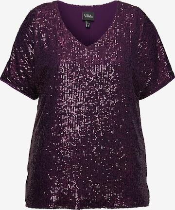 Ulla Popken Shirt in Purple: front