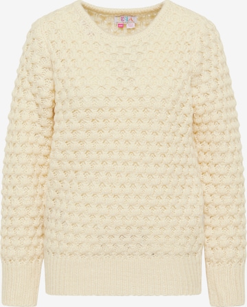 Pull-over IZIA en blanc : devant