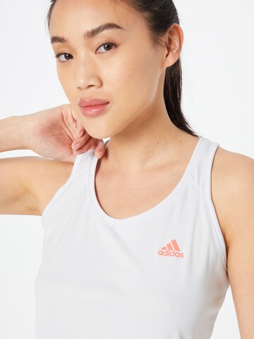ADIDAS SPORTSWEAR Sports Top 'Designed To Move 3-Stripes' in Grey