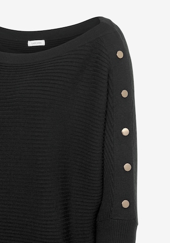 LASCANA Sweater in Black