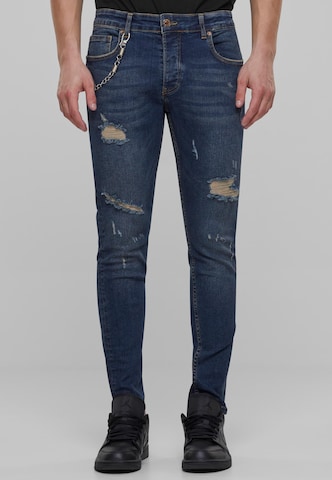 Skinny Jeans di 2Y Premium in blu: frontale