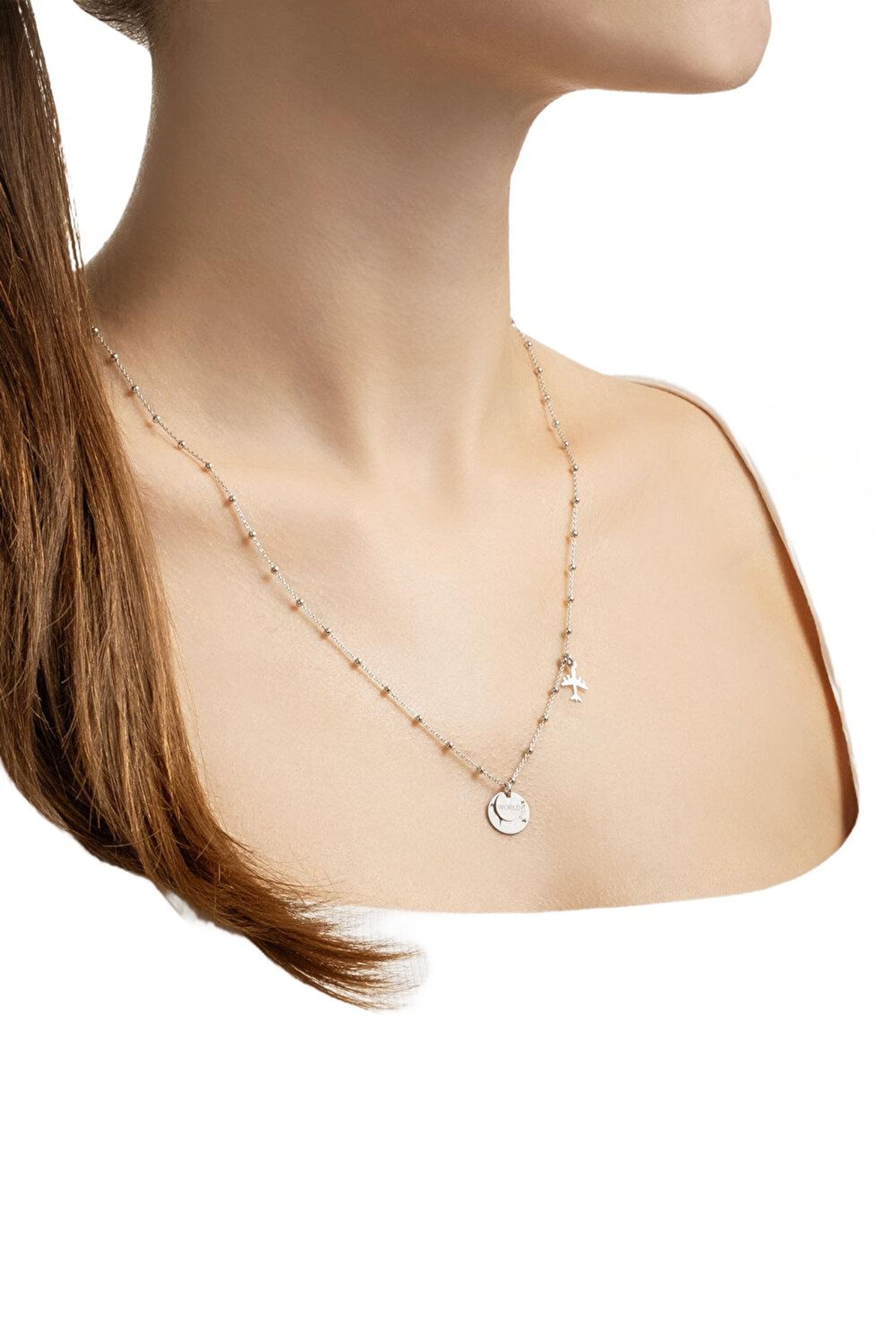 Chaîne So Chic en argent : devant