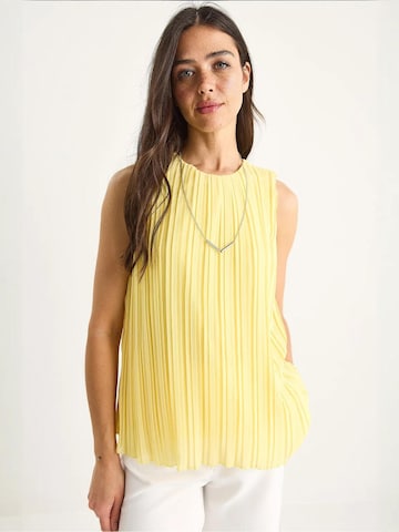 Bianco Lucci Blouse in Geel