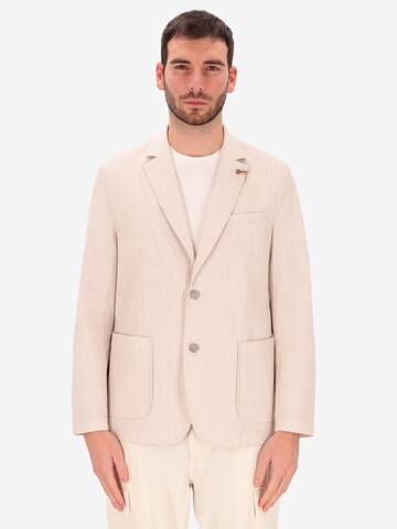Coupe regular Veste de costume Distretto12 en beige : devant