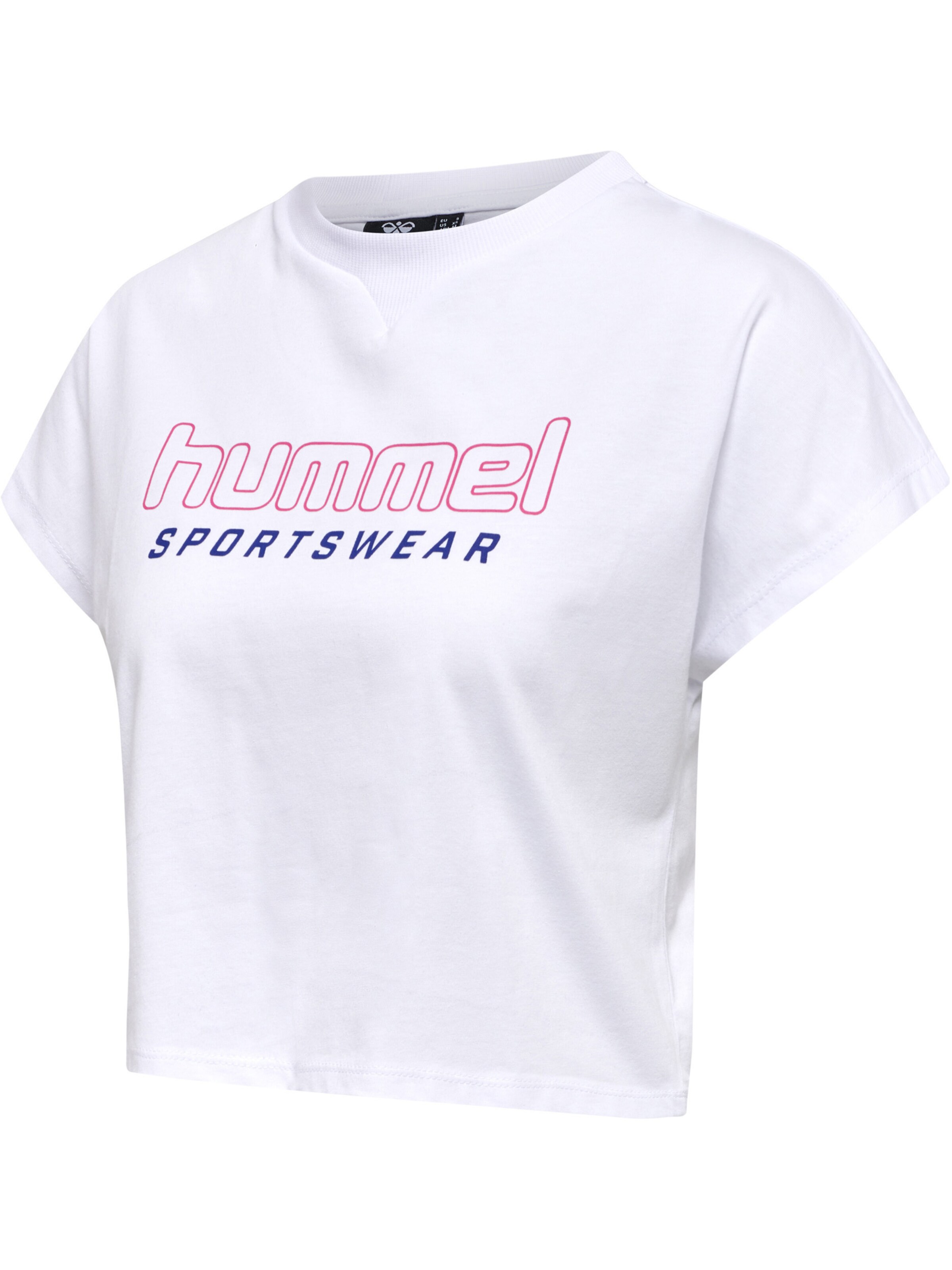 Hummel Sportshirt in Weiß
