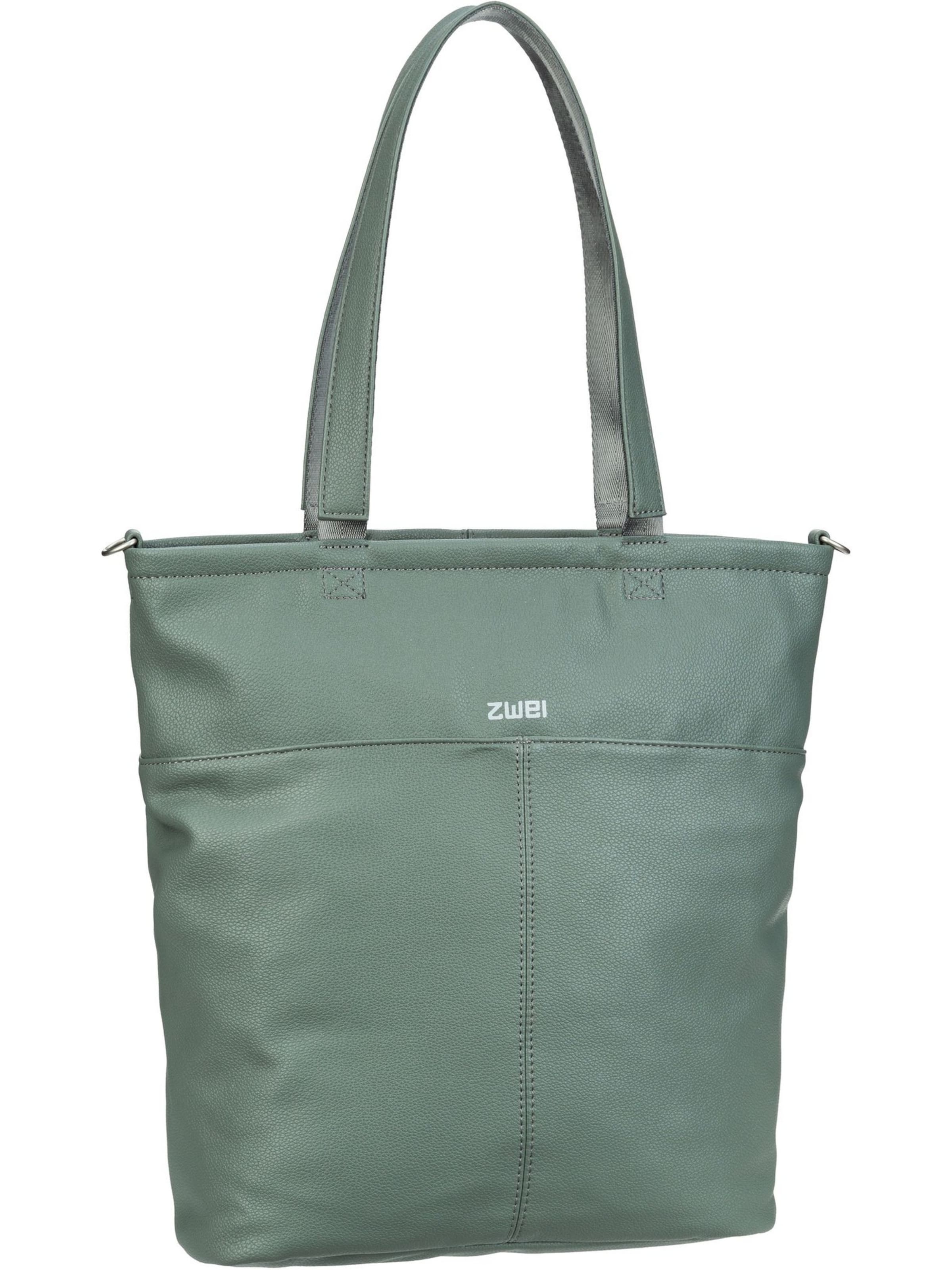 ZWEI Shopper 'Mademoiselle' in Green: front