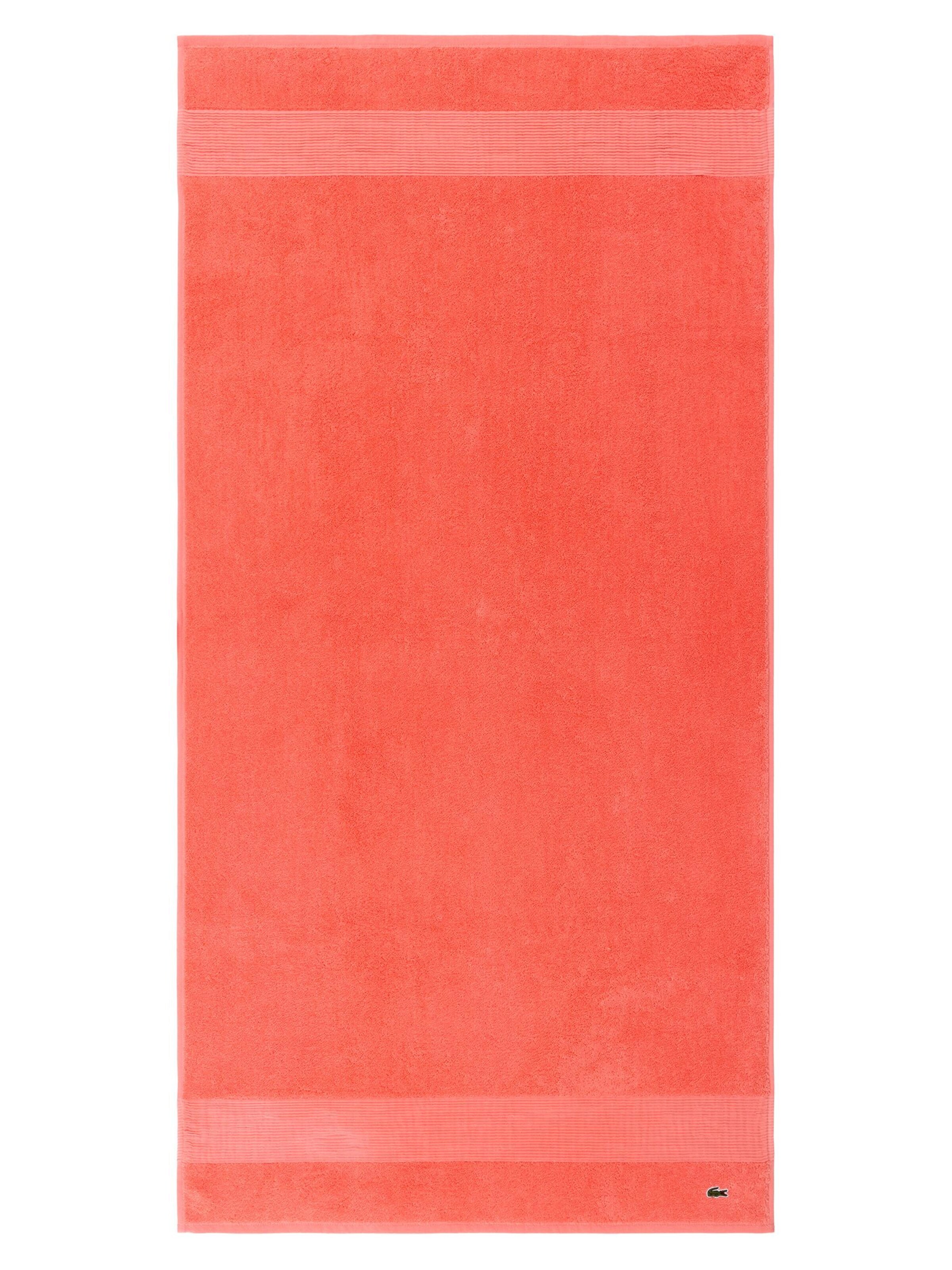 LACOSTE Handtuch 'LLECROCO'‌‌‌‌‌ in Orange: Vorderseite