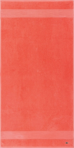 LACOSTE Handtuch 'LLECROCO' in Orange: Vorderseite