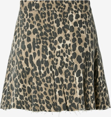 Fustă 'PCJUNIA' de la PIECES pe bej: față