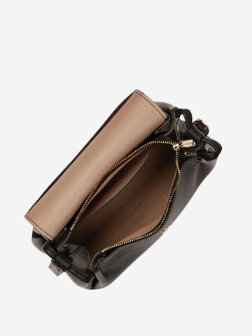 Sac à bandoulière 'Lancaster Sac trotteur A rabat aimanté M Accordéon Double Noir - In - Nude' LANCASTER Paris en noir