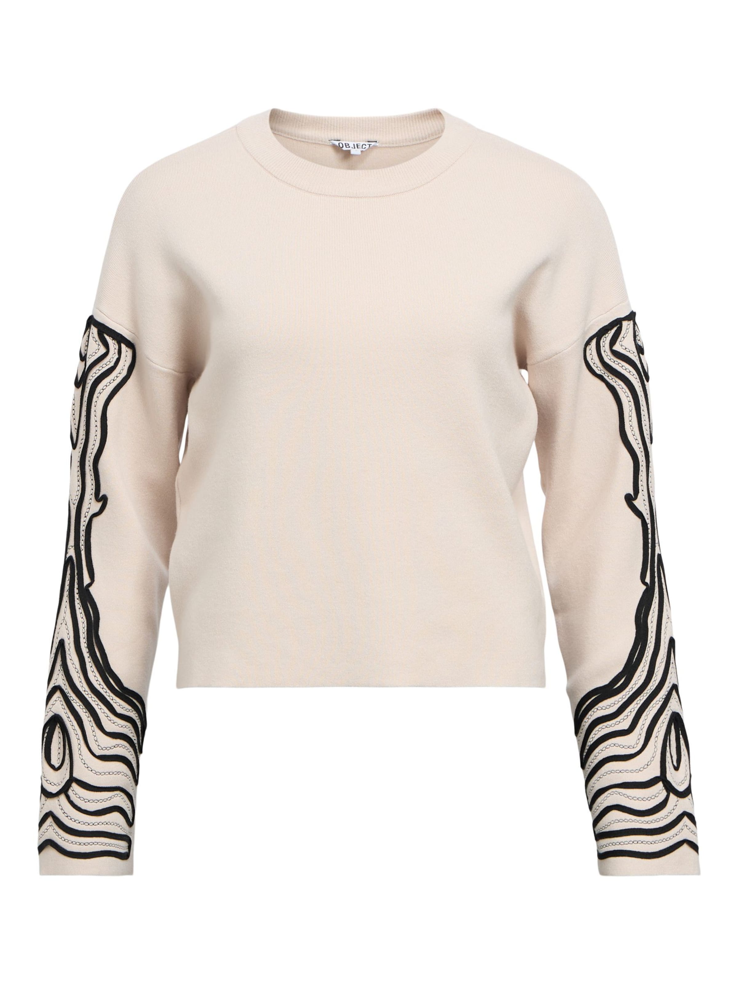OBJECT Pullover 'OBJReynard' i beige: forside