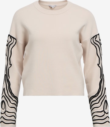OBJECT Pullover 'OBJReynard' i beige: forside