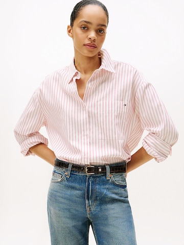 Chemisier TOMMY HILFIGER en rouge : devant