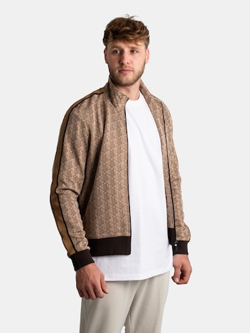 LACOSTE Sweat jacket 'Paris' in Beige