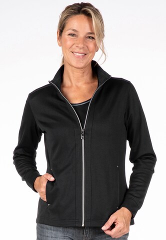 LPO Sweatjacke 'Abby' in Schwarz: predná strana