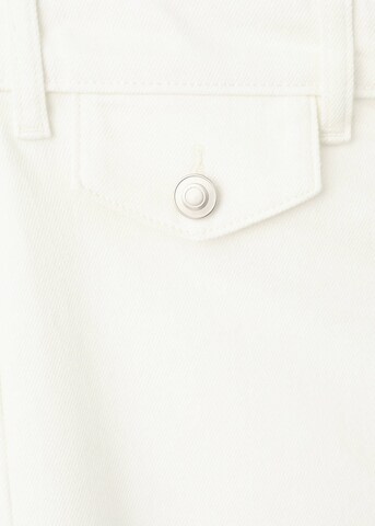 MANGO Wide leg Jeans 'Brynn' in White