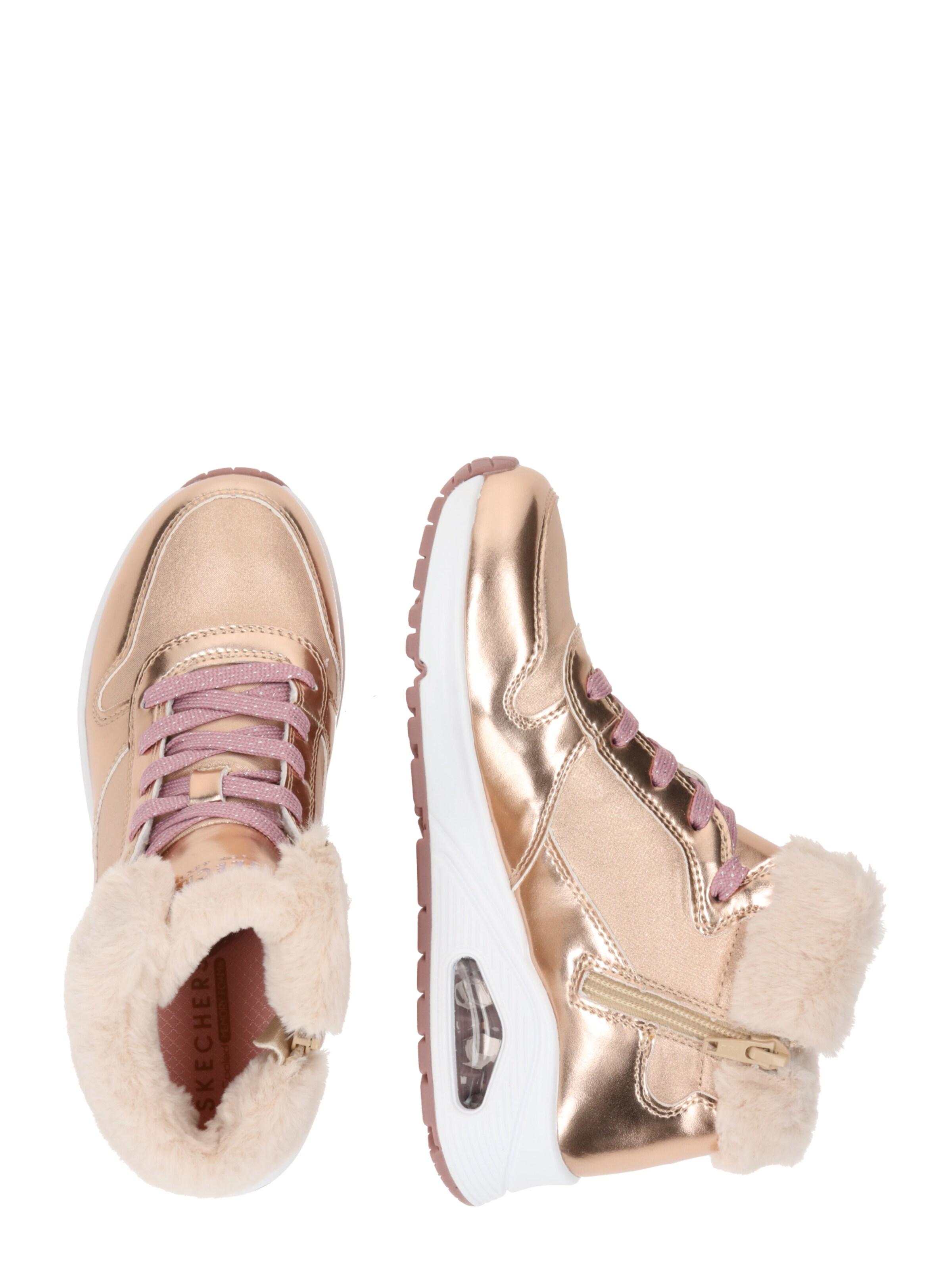 Skechers Kids Schnürboots 'Uno' in Gold