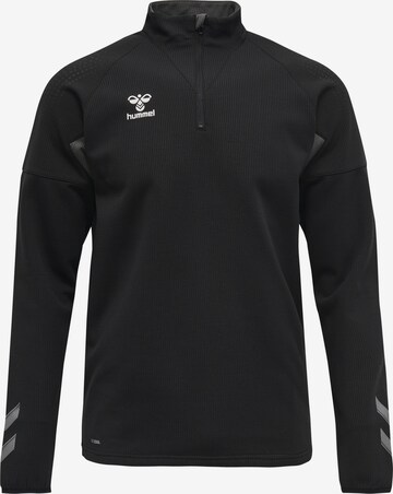 Hummel Athletic Sweatshirt in Black: front