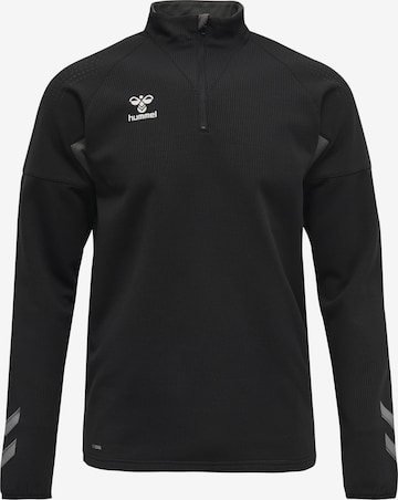 Sweat de sport 'Lead' Hummel en noir : devant