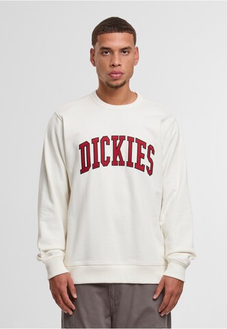 DICKIES Sweatshirt 'Aitkin' in White: front